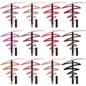 IS'MINE 12 Color Matte Lip Liner Set for All Lips