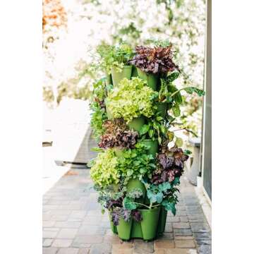 GreenStalk Large 5 Tier Vertical Garden Planter with Internal Watering System