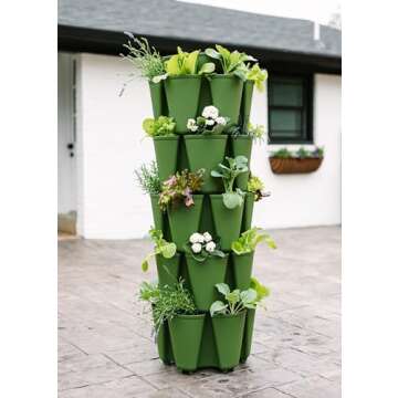 GreenStalk 5 Tier Vertical Garden Planter for Quick Growth