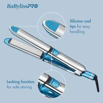 BaBylissPRO Nano Titanium Flat Iron for Professional Results