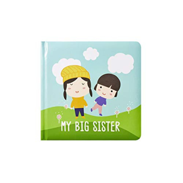 Kate & Milo My Big Sister Board Book, Toddler Book, Sister and Baby Keepsake, Sibling Gift, Family L...