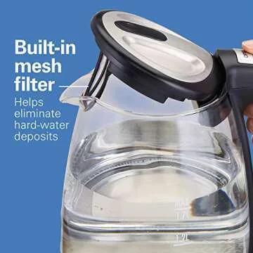 Hamilton Beach 1.7L Electric Tea Kettle with Variable Temp