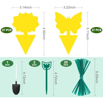Stingmon 54 Pack Fruit Fly Trap for Indoor Use