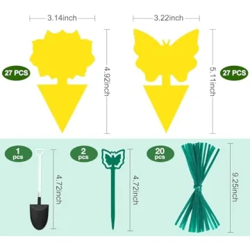 Stingmon 54 Pack Fruit Fly Trap for Indoor Use