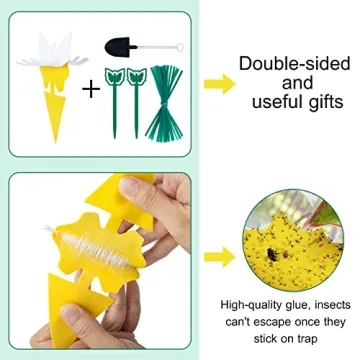 Stingmon 54 Pack Fruit Fly Trap for Indoor Use