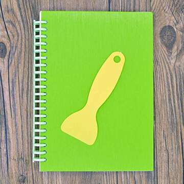 Z-one Sticker Collecting Album Reusable Sticker Book 25 Sheets Premium PP Material Super Thick Brush...