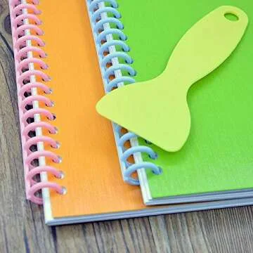 Z-one Sticker Collecting Album Reusable Sticker Book 25 Sheets Premium PP Material Super Thick Brushed Cover with a Spatula A5 Size 8.4" x 6" (Green)