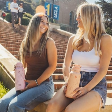 32 oz Insulated Stainless Steel Water Bottle with Pill Box