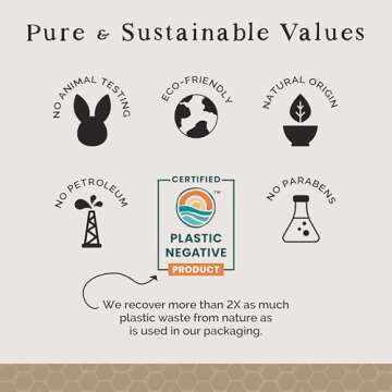 Natural Beeswax Lip Balm - Organic Moisturizer Pack of 4