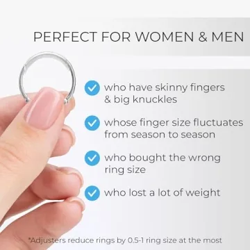 Ring Sizers for Loose Rings - 8 Easy-Clip Adjusters