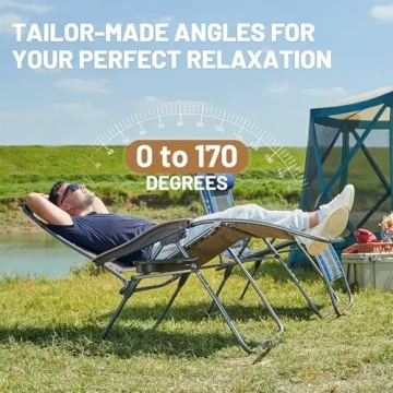 Timber Ridge Zero Gravity Chair with Adjustable Features