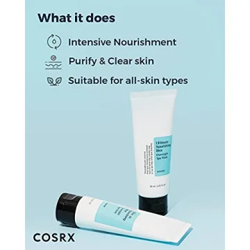COSRX Overnight Spa Mask with 68% Rice Extract and Niacinamide