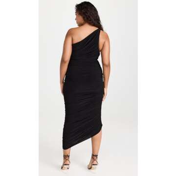 Elegant Norma Kamali Women's Diana Gown in Black Size S