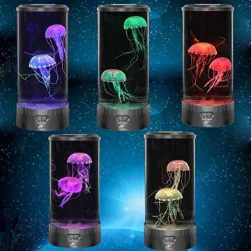 Lightahead LED Jellyfish Aquarium Lamp with Color Changing Effects