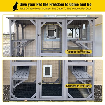 Aivituvin Catio Outdoor Cat Enclosure Kit