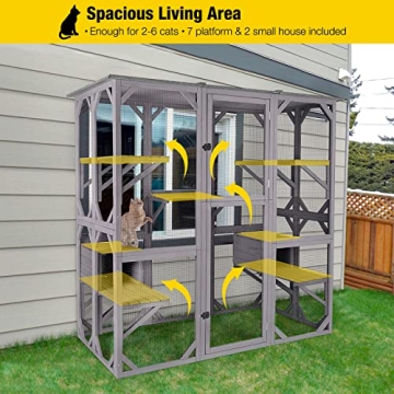 Aivituvin Catio Outdoor Cat Enclosure Kit