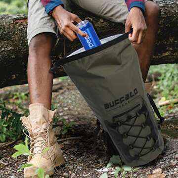 Buffalo Gear 35L Insulated Cooler Backpack Portable Waterproof