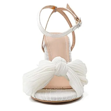 Stylish Bowknot Chunky Heels for Women