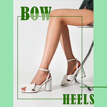 Stylish Bowknot Chunky Heels for Women