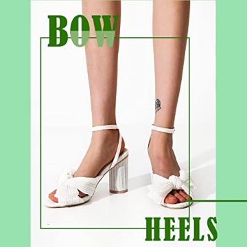 Stylish Bowknot Chunky Heels for Women