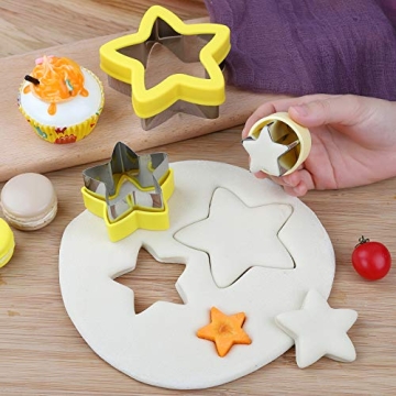 Star Cookie Cutters Set for Creative Baking Fun