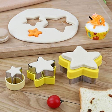 Star Cookie Cutters Set for Creative Baking Fun