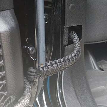 BubbasGarageTv - Paracord Door Straps for Jeep Wrangler CJ YJ TJ JK JL JT (Customizable)