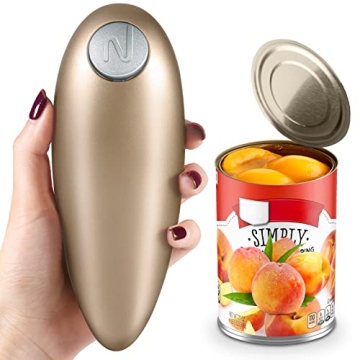 HeaBoom Electric Can Opener, Restaurant Smooth Edge Automatic Food-Safe Handheld Opener for Any Size...
