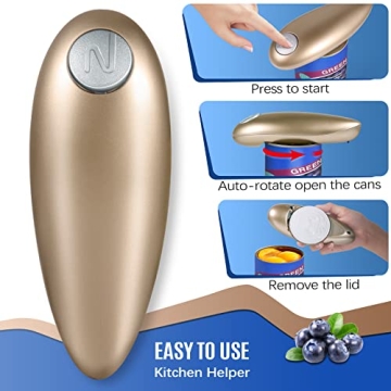 HeaBoom Electric Can Opener for Safe and Easy Use