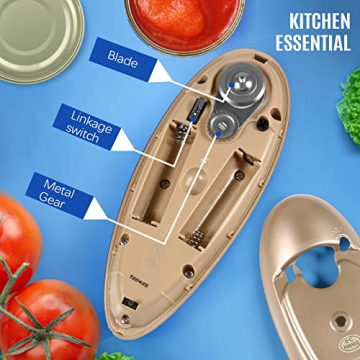 HeaBoom Electric Can Opener for Safe and Easy Use