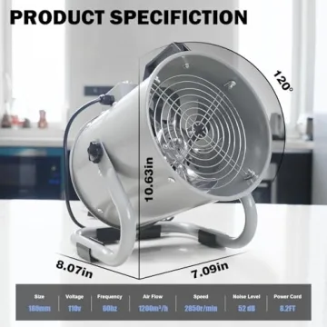 aledaras Portable Range Hood,Portable Range Hood For Cooking Kitchen Air Cleaner,Strong Wind Desktop Range Hoods Low Noise, Portable Hood Fan for Indoor BBQ (Green)