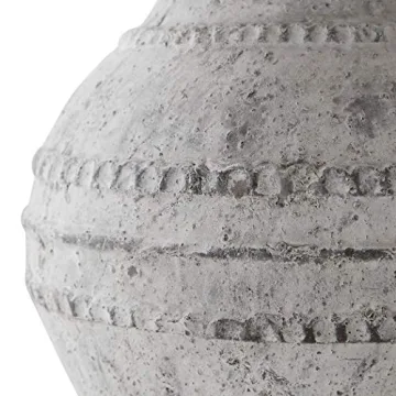 Rustic Ceramic Table Lamp with Distressed Finish