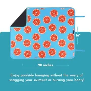 Neoprene Poolside Seating Mat - Stylish & Lightweight