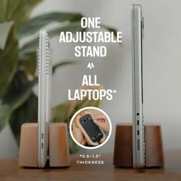 Elegant Adjustable Laptop Stand for Home Office