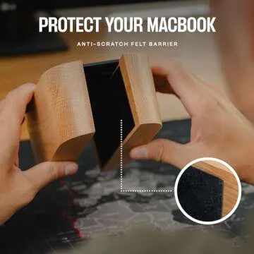 Elegant Adjustable Laptop Stand for Home Office