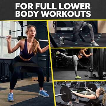 Durable Fabric Resistance Bands Set for All Ages