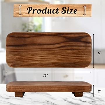 Halomoon Handcrafted Wooden Riser for Home Decor