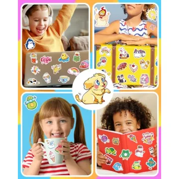 600Pcs Cute Vinyl Waterproof Stickers - Perfect for Kids and Teens!