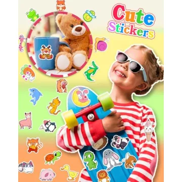Cute Vinyl Stickers Pack for Kids and Teens - 600Pcs