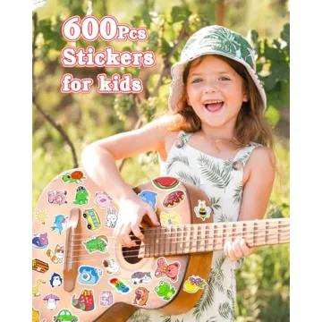 Cute Vinyl Stickers Pack for Kids and Teens - 600Pcs