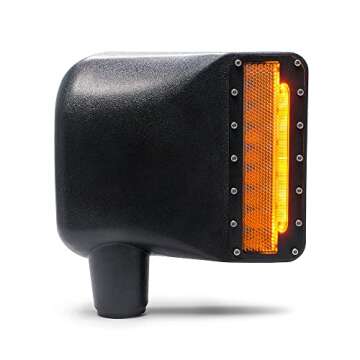 DV8 Offroad Jeep Mirrors with LED Lights & Turn Signals