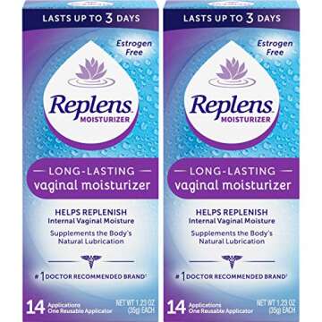 Replens Long Lasting Vaginal Moisturizer - Pack of 2 Applicators, 14 Total