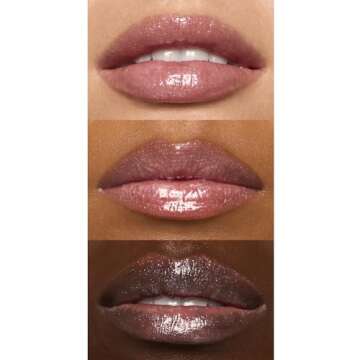 e.l.f. Glow Reviver Lip Oil, Nourishing and Hydrating with High-Shine Glimmer Finish & Sheer Wash Of Color, Minty Scent, Non-Sticky, Vegan & Cruelty-free, Candy Coded