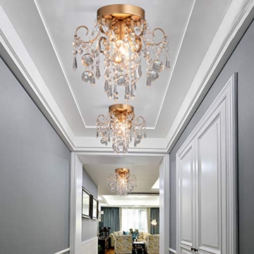 Elegant Q&S Mini Chandelier for Small Spaces and More