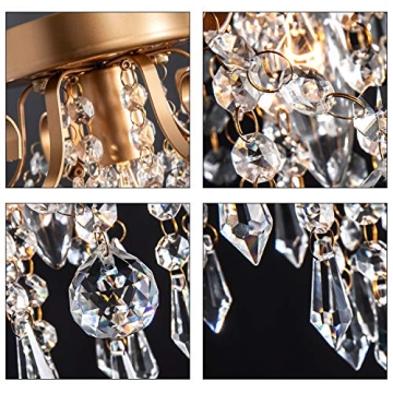 Elegant Q&S Mini Chandelier for Small Spaces and More
