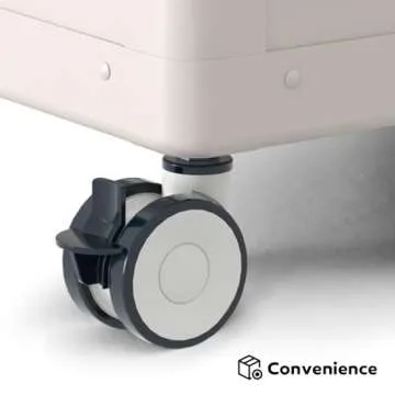 MIRADOR 134 Gallon Large Outdoor Deck Box with Wheels, Storage Box with Lid for Patio Furniture, Garden Tools, Outdoor Cushion, Latte