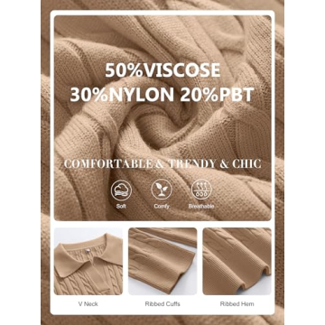 Cable Knit Sweater for Women | Stylish Fall Essential