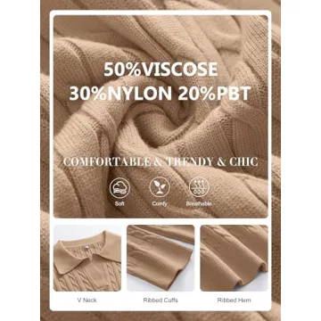 Cable Knit Sweater for Women | Stylish Fall Essential