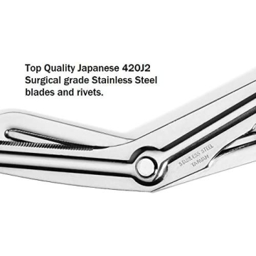 Trauma Shears - Stainless Steel Medical Scissors with Carabiner