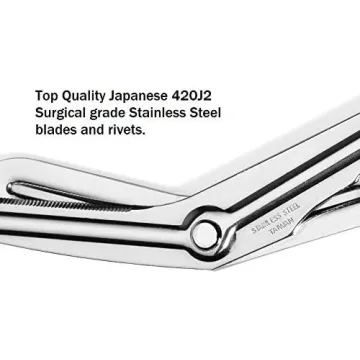 Trauma Shears - Stainless Steel Medical Scissors with Carabiner